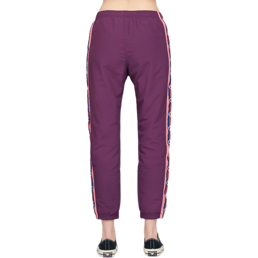 Pantalon à bords élastiques violet