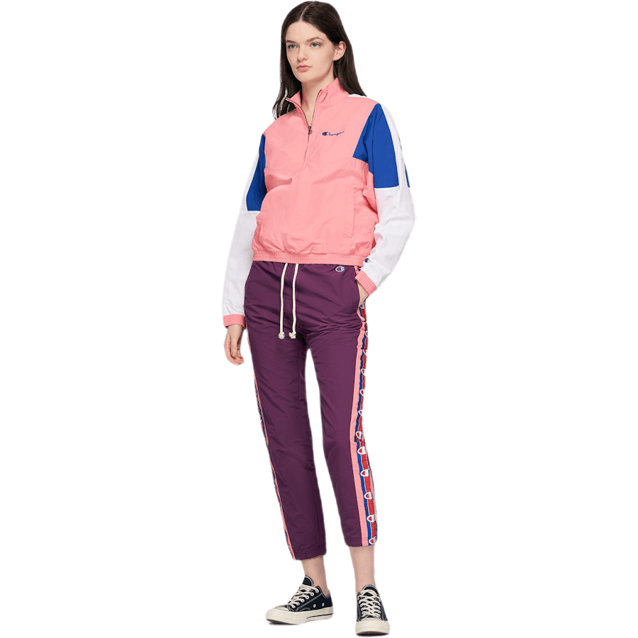 Pantalon à bords élastiques violet