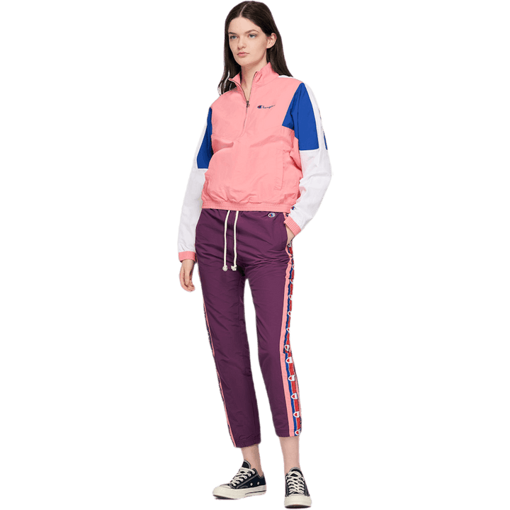 Pantalon à bords élastiques violet