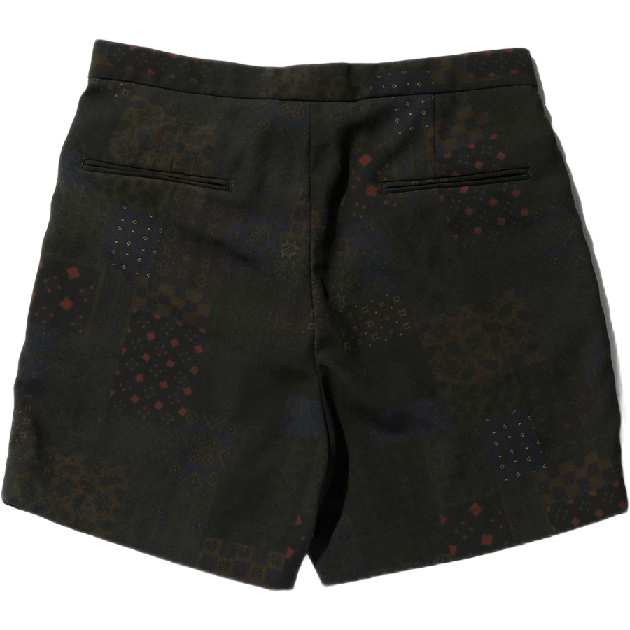 Wide Short Pants Print Multi