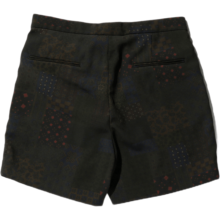 Wide Short Pants Print Multi