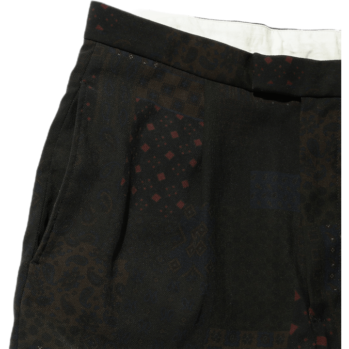 Wide Short Pants Print Multi