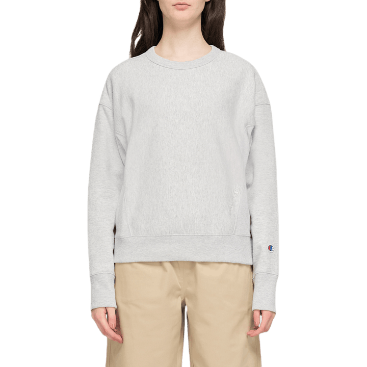 Felpa girocollo grigio