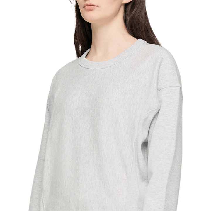Felpa girocollo grigio