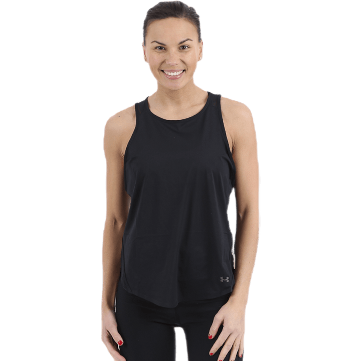 Vivid Key Hole Back Tank Black