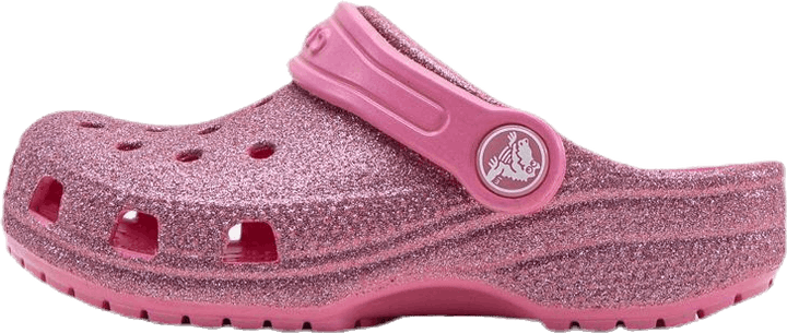 Classic Glitter Clog K Pink