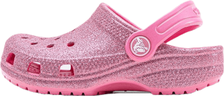 Classic Glitter Clog K Pink