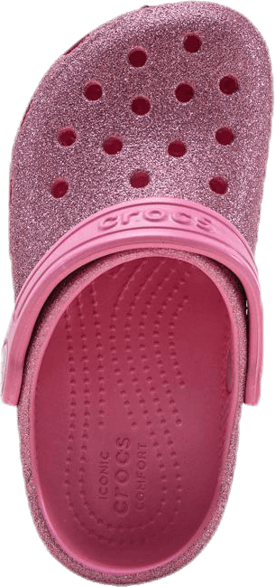 Classic Glitter Clog K Pink