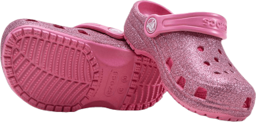 Classic Glitter Clog K Pink