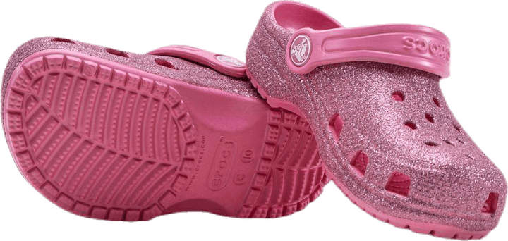 Classic Glitter Clog K Pink