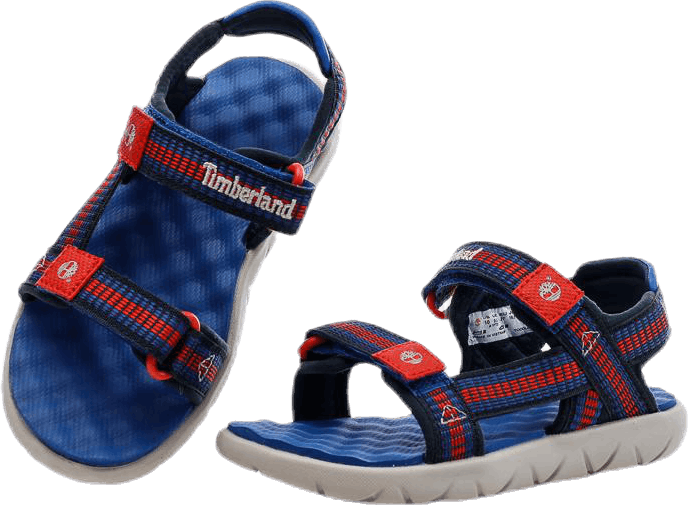 Perkins Row Webbing Sandaal Blauw/Rood