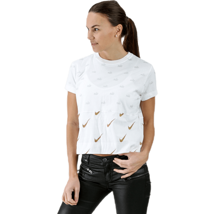 Metallic SS Top White
