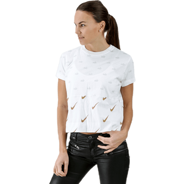 Metallic SS Top White