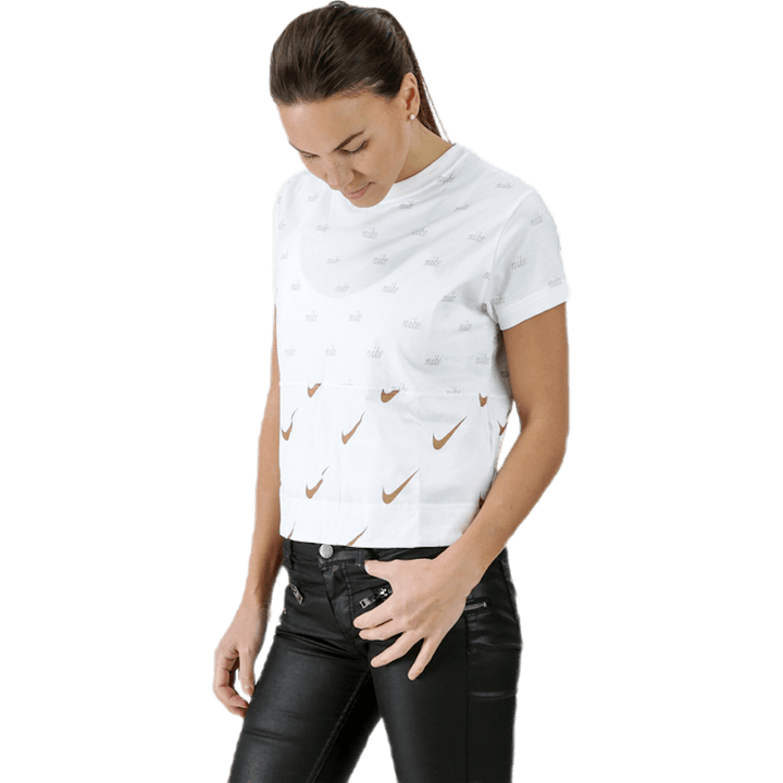Metallic SS Top White