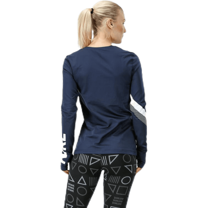 Warmes LS Streifentop GRX Blau