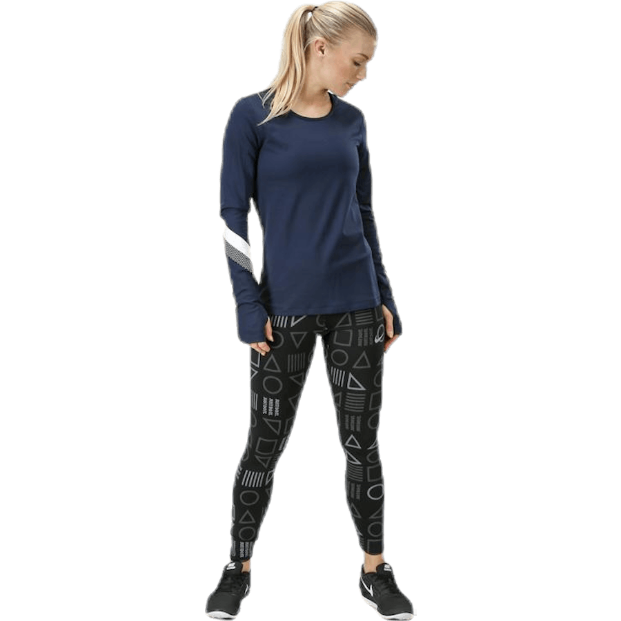 Warmes LS Streifentop GRX Blau