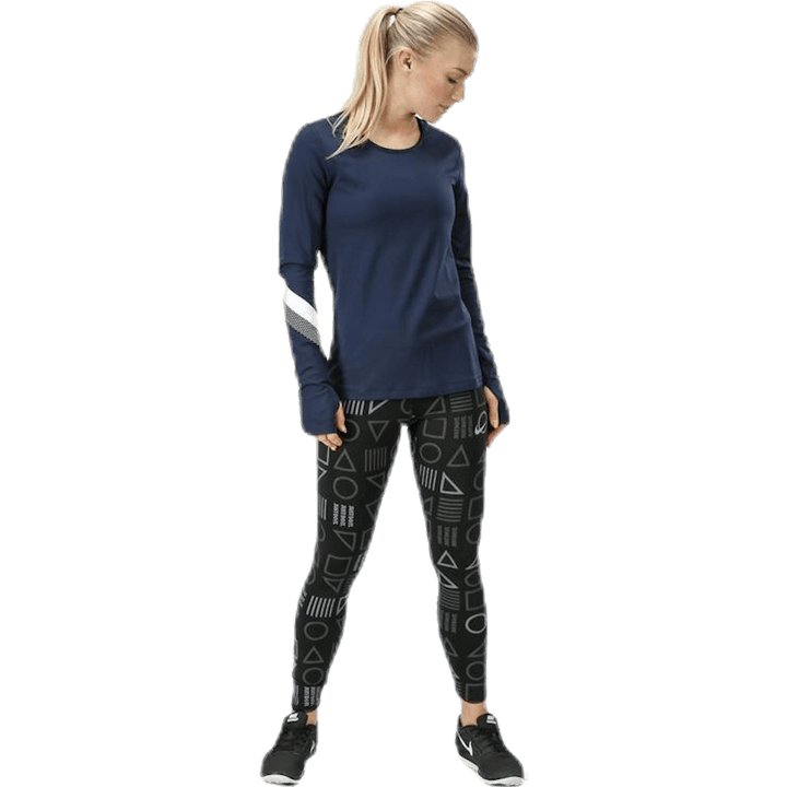 Warmes LS Streifentop GRX Blau