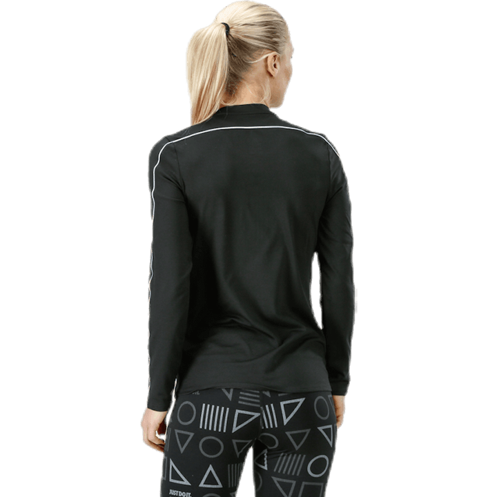 Court Dry Top LS Halfzip Weiß/Schwarz