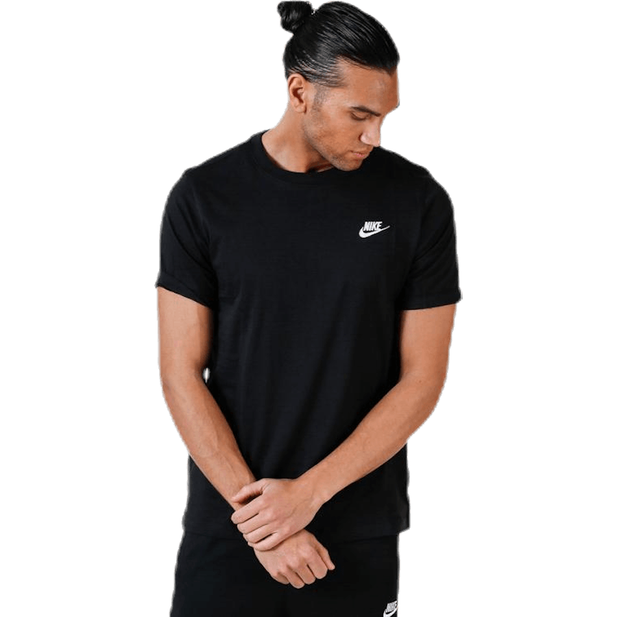 Sportswear Club Men's T-Shirt BLACK/WHITE