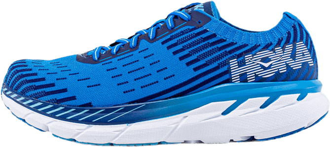 M Clifton 5 Knit Blue/White