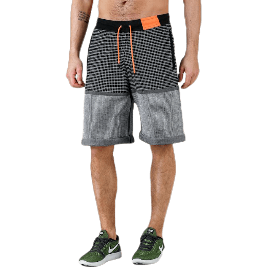 Short Tech Pack Grid Blanc/Noir