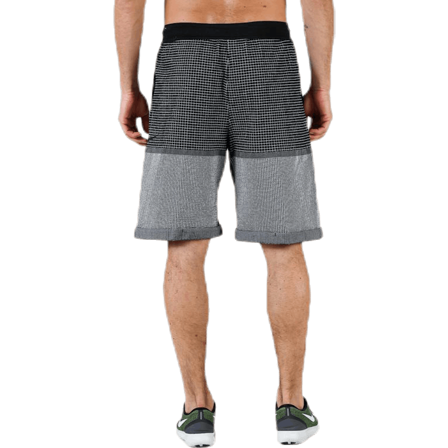 Short Tech Pack Grid Blanc/Noir