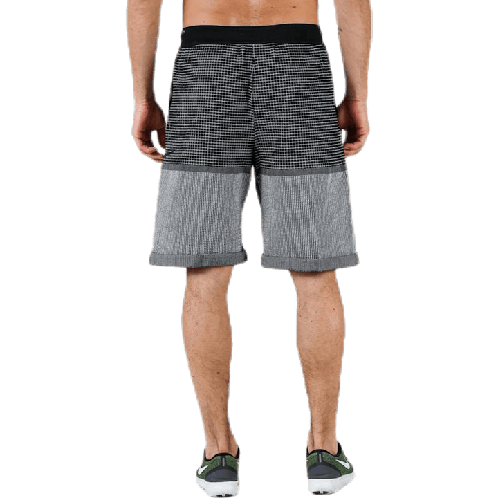 Short Tech Pack Grid Blanc/Noir