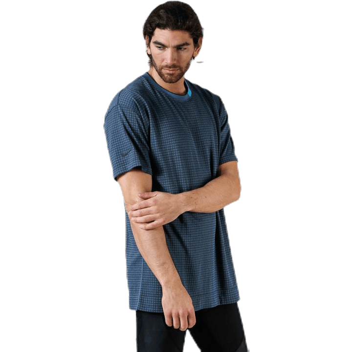 Tech Pack Grid Tee Blue/Black