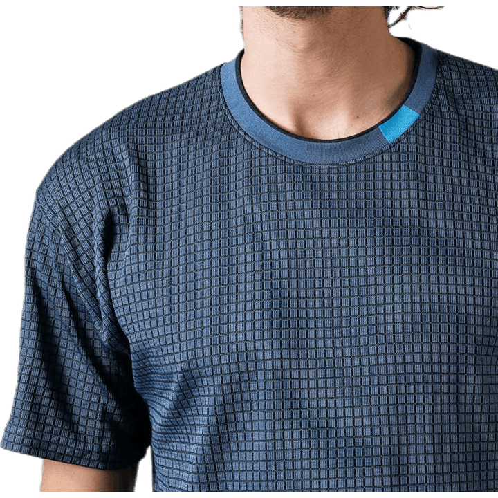 Tech Pack Grid Tee Blue/Black