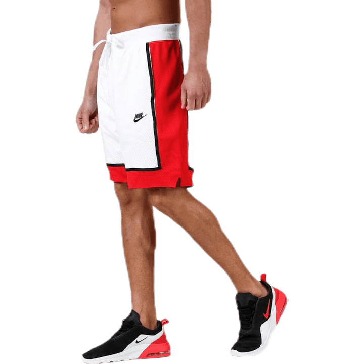 Statement Mesh Stretch Short White/Red