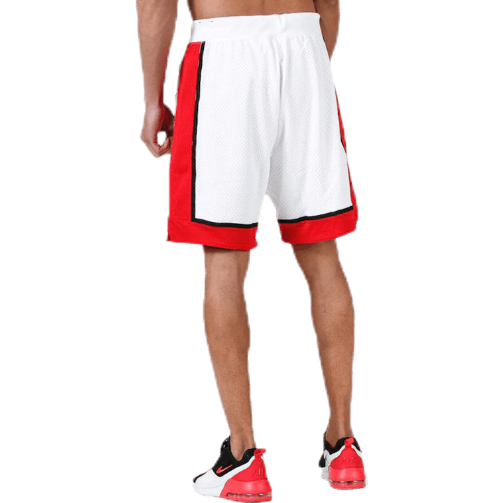 Statement Mesh Stretch Short White/Red