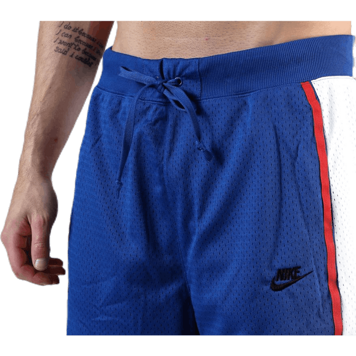 Statement Mesh Stretch Short Blue/White