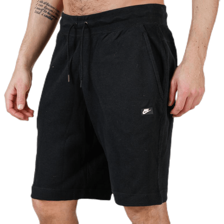 Waffle Shorts Black