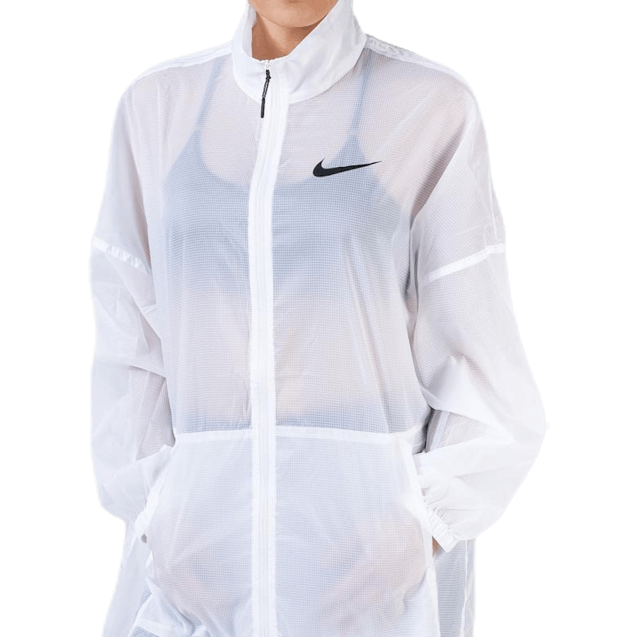 Swoosh Woven Jacket White/Black