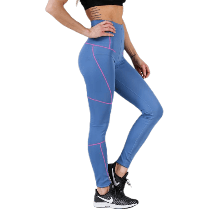 SPT Zig Zag Tights Blue/Pink
