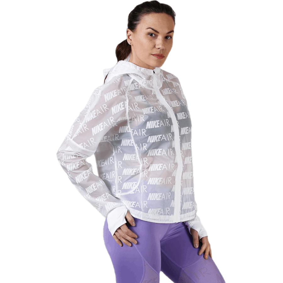 Air Hooded Jacka Vit/Svart