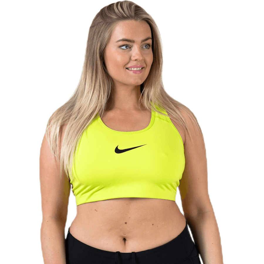 Swoosh Plus Size Bra Black/Yellow
