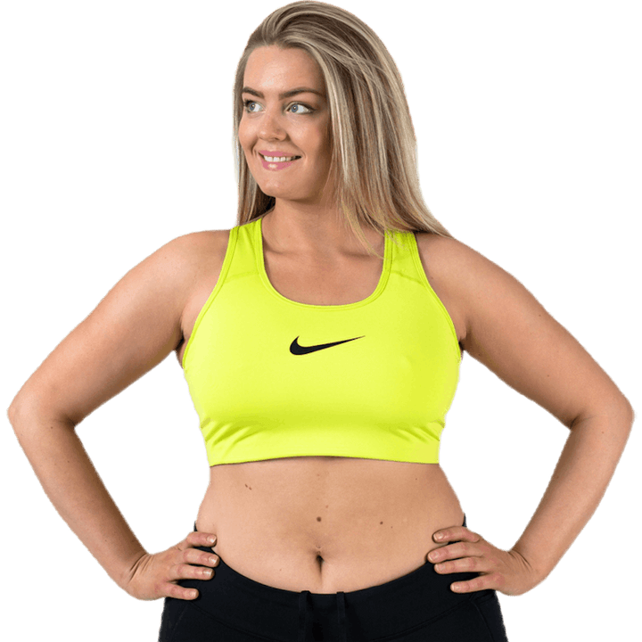 Swoosh Plus Size Bra Black/Yellow