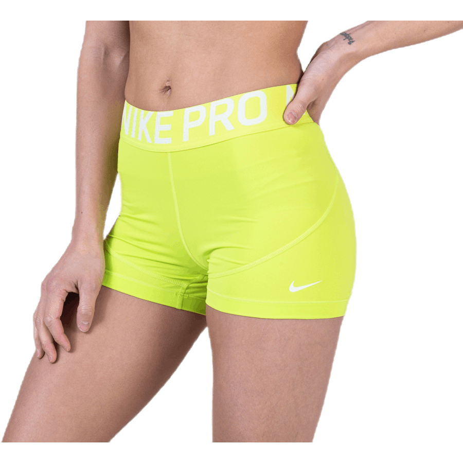 New Pro Short 3in White/Yellow