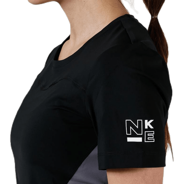 Pro Short-Sleeve Top Black/Grey