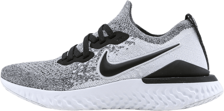 Epic React Flyknit 2 White/Black/Grey