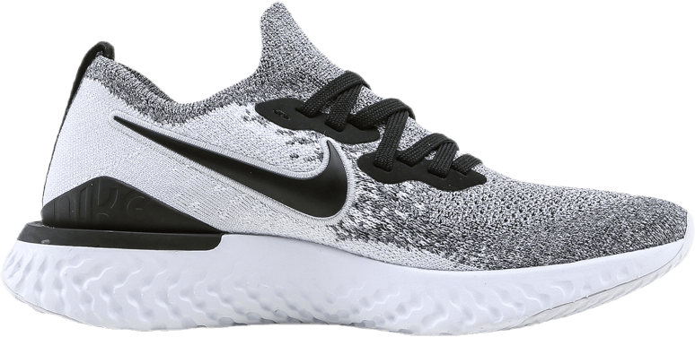 Epic React Flyknit 2 White/Black/Grey