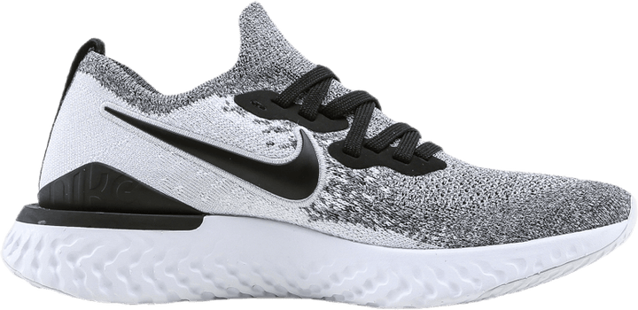 Epic React Flyknit 2 White/Black/Grey