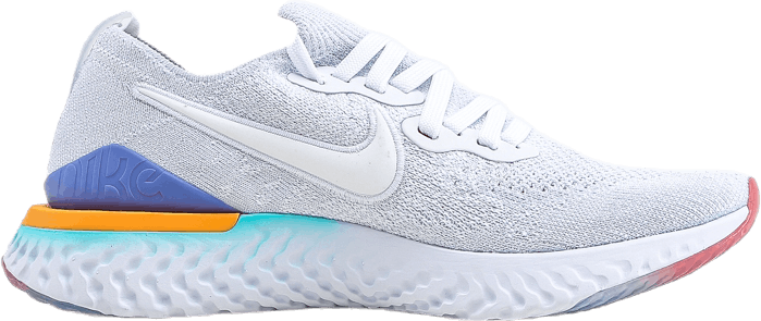 Epic React Flyknit 2 Blau/Orange/Weiß