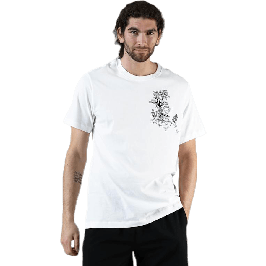 Season Court Tee White/Black