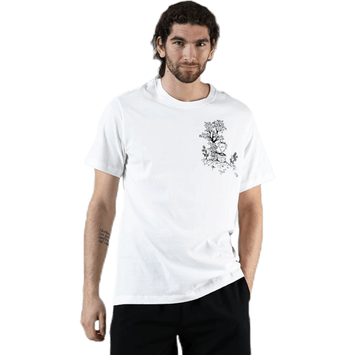 Season Court Tee White/Black