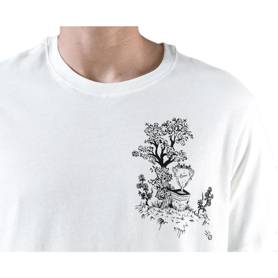 Season Court Tee White/Black