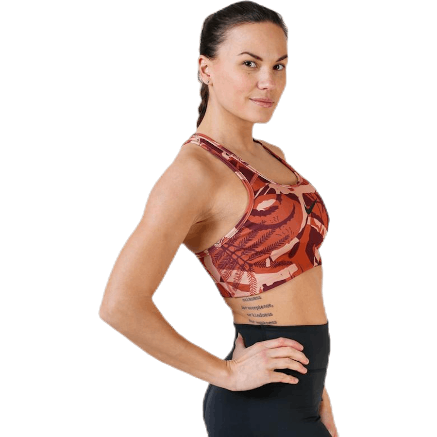 Swoosh Floral Camo Bra Pink/Black
