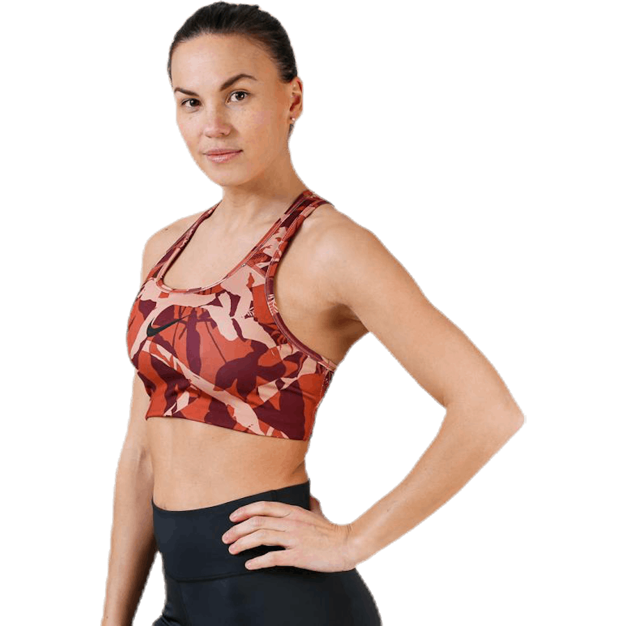 Swoosh Floral Camo Bra Pink/Black