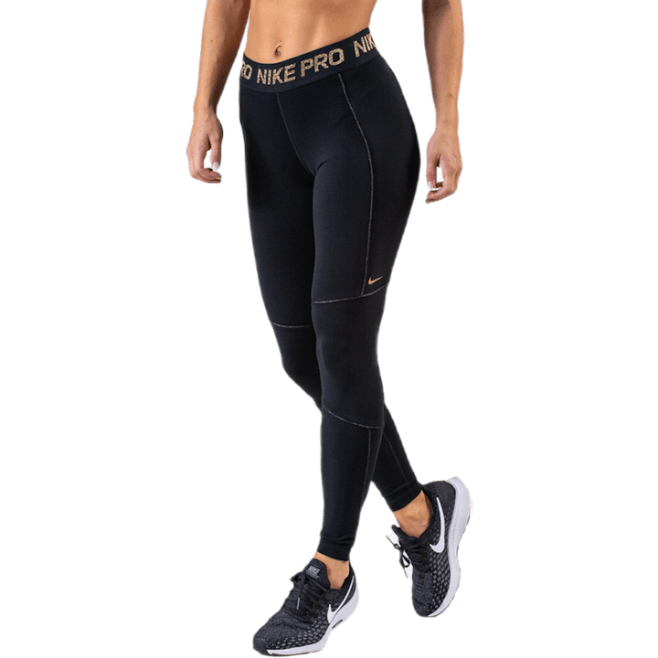 Fierce 7/8 Tight Zwart/Goud